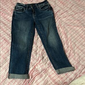 Silver Jeans Dark Blue Ankle Jeans